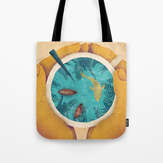 Cup of paradise Tote Bag