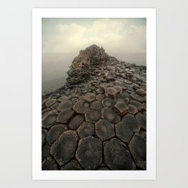 Sunny morning in Giant's Causeway Art Print