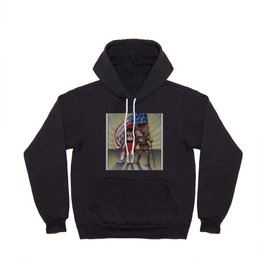 An Adorable Kiss Under American Flag - Simpathy Peace Usa & Russia Hoody