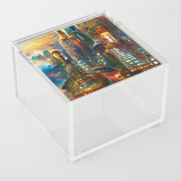 Skyline from the Future Acrylic Box