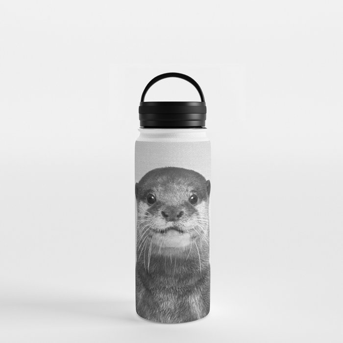Otter - Black & White Water Bottle