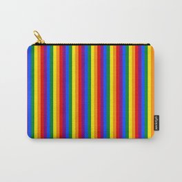Mini Verticle Gay Pride Rainbow Beach Stripes Carry-All Pouch | Verticle, Beach, Horizontal, Gay, Flag, Lgbtq, Curated, Homosexual, Stripes, Mini 