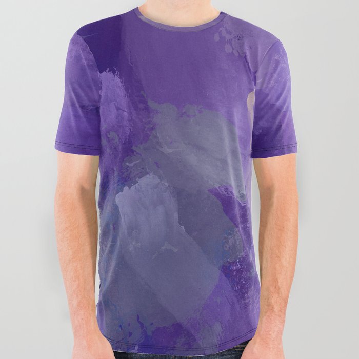 Abstrarium #35 Delights Of Time Abstract Painting All Over Graphic Tee