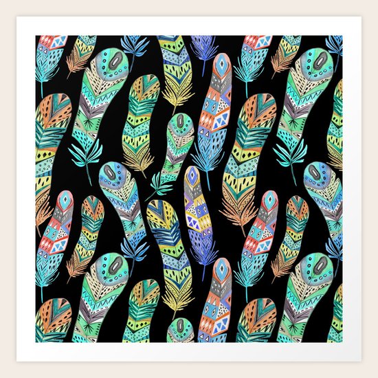 Feathers 2 Art Print