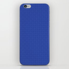 Cobalt Blue Pattern 1 iPhone Skin