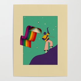 Raise Your Pride Flag Poster