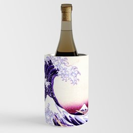The Great wave purple fuchsia Wine Chiller