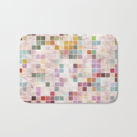 Aztec Vintage Pattern 02 Bath Mat