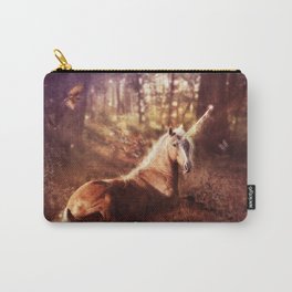 Unicorn, Part 1 The Ancients Series  Carry-All Pouch | Animal, Children, Mixed Media, Illustration 