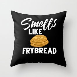 Frybread Fry Bread Indian Taco Native American Throw Pillow