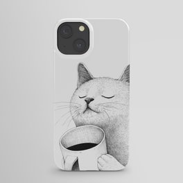 Coffe & Cat iPhone Case