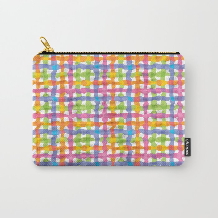 Punchy Plaid Carry-All Pouch
