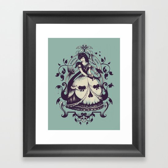 Mrs. Death Framed Art Print