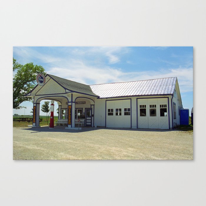 Route 66 - Odell Gas Station 2005 Canvas Print
