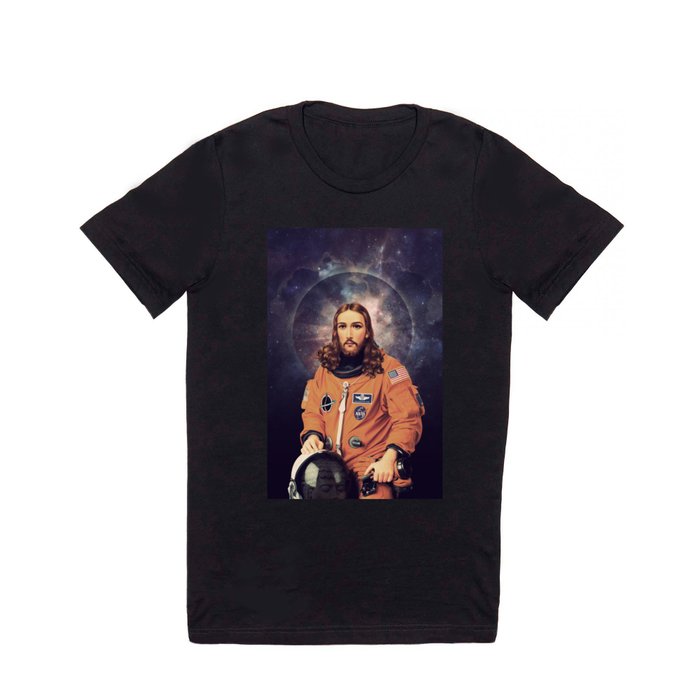 Jesus "Space Age" Christ - A Holy Astronaut T Shirt