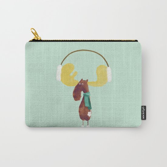 This moose is ready for winter Carry-All Pouch