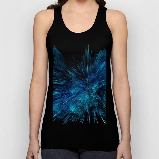 Blue art Unisex Tank Top