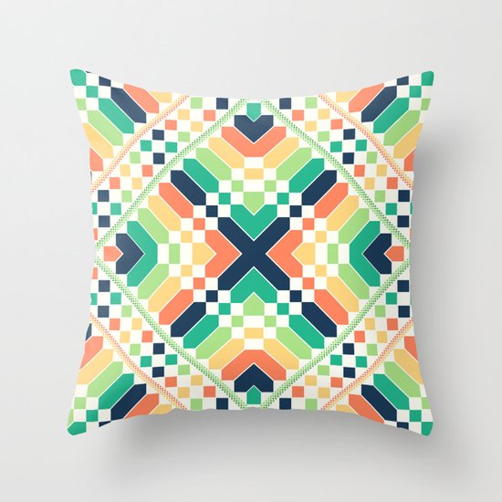 Retrographic Throw Pillow