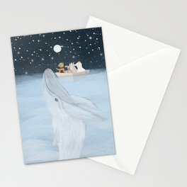 the white whale Stationery Card