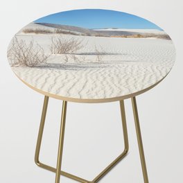 White Sand Dunes Side Table