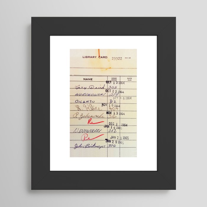 Framed Art Print