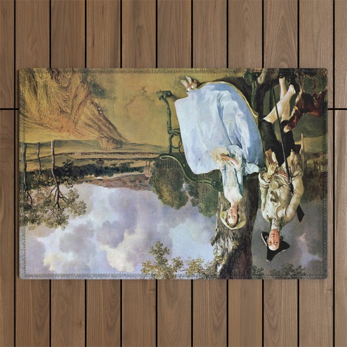 Thomas Gainsborough's Mr. and Mrs. Robert Andrews Outdoor Rug