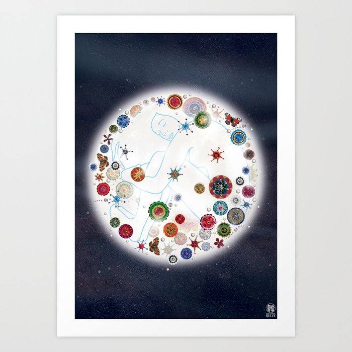 Luna Series - One Art Print
