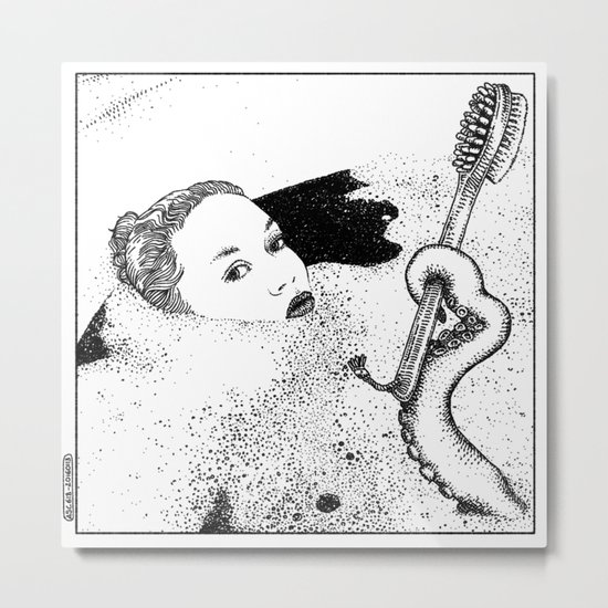 asc 618 - Le dieu domestique (Could you hand me the brush please?) Metal Print