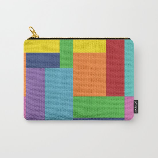Multicolor square Carry-All Pouch