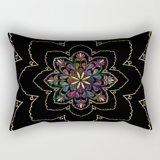 Mandala of Wishes Rectangular Pillow