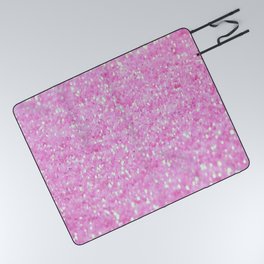 Pink Glitter Picnic Blanket