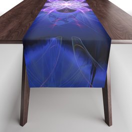 Atomic Flower Mandala  Table Runner