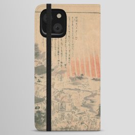 Aurora Borealis, Japan, 1770 iPhone Wallet Case