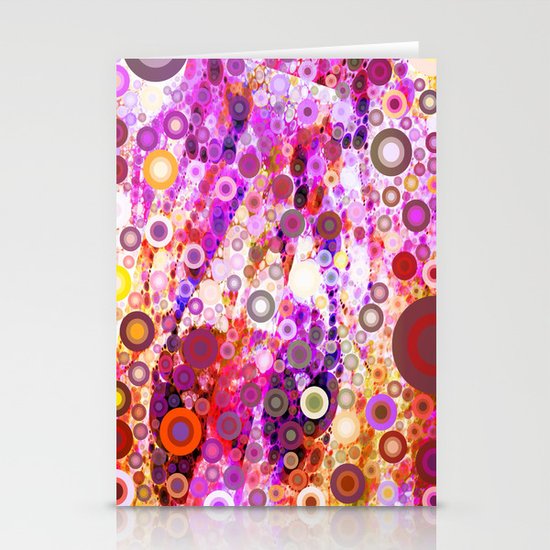 Colorful Party Kringles Stationery Cards