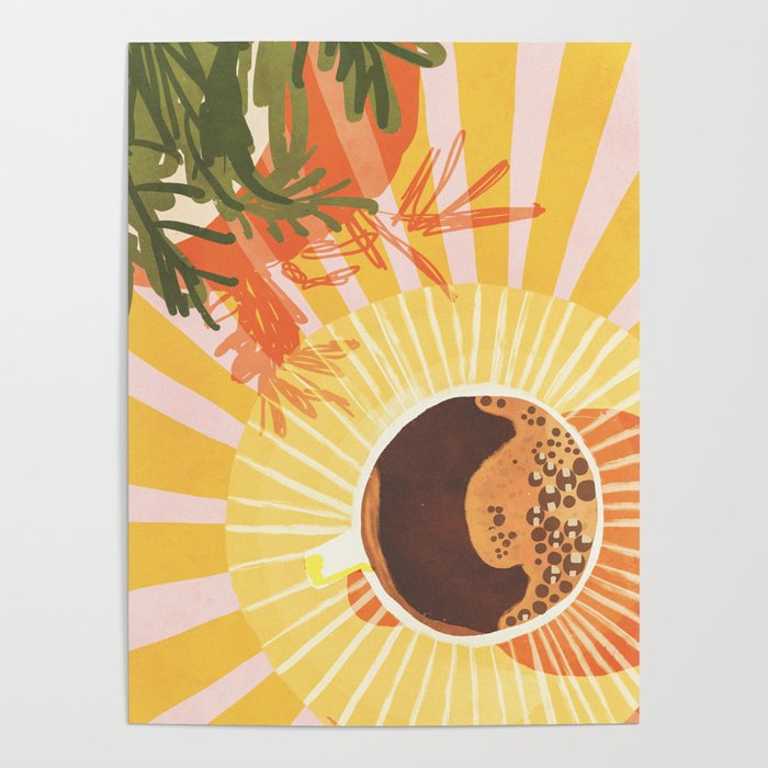 Sunny Cafe Poster