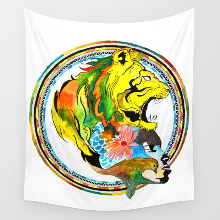 Animal Instincts Wall Tapestry