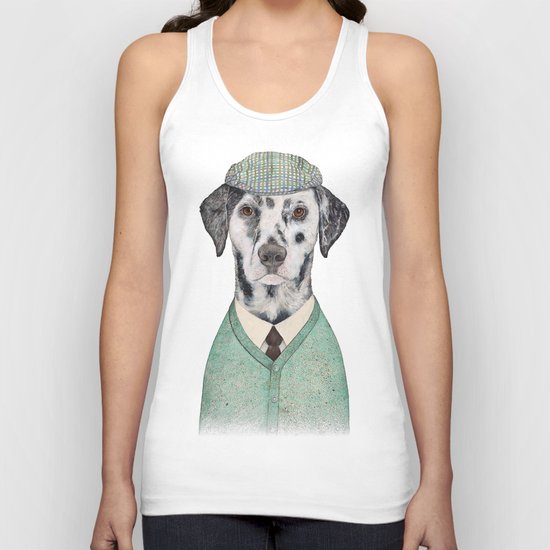 Dalmatian Mint Unisex Tank Top