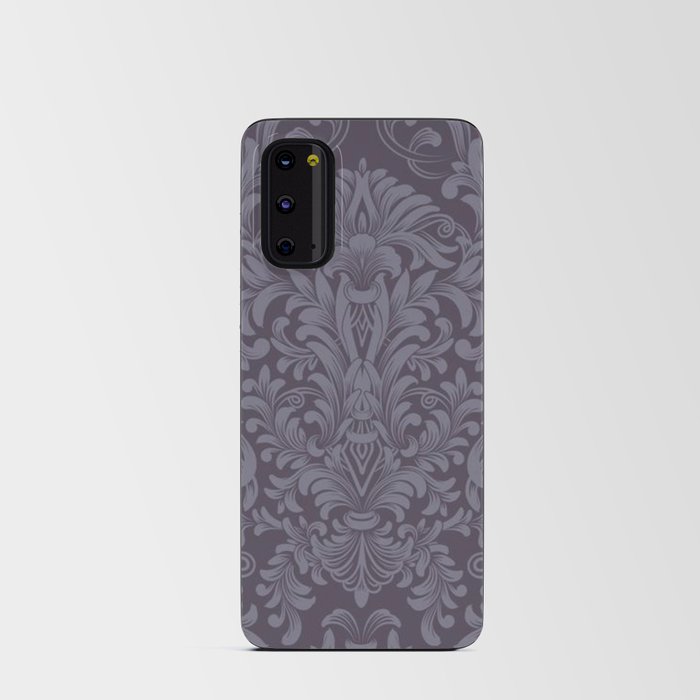 Purple Damask Android Card Case