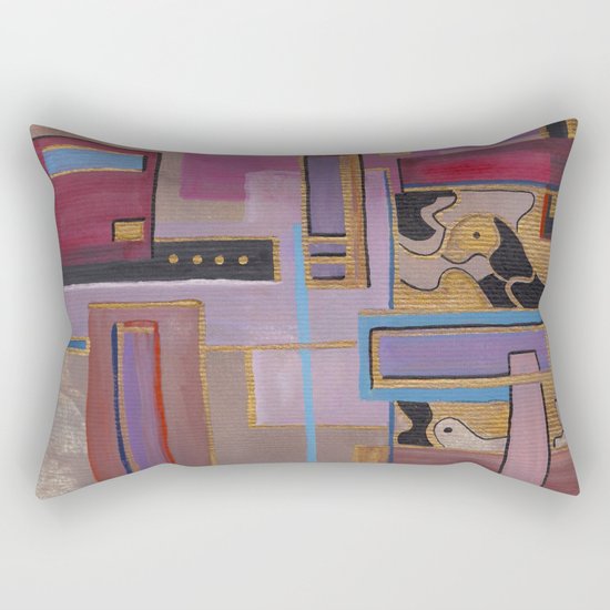 Watercolor G. 01 Rectangular Pillow