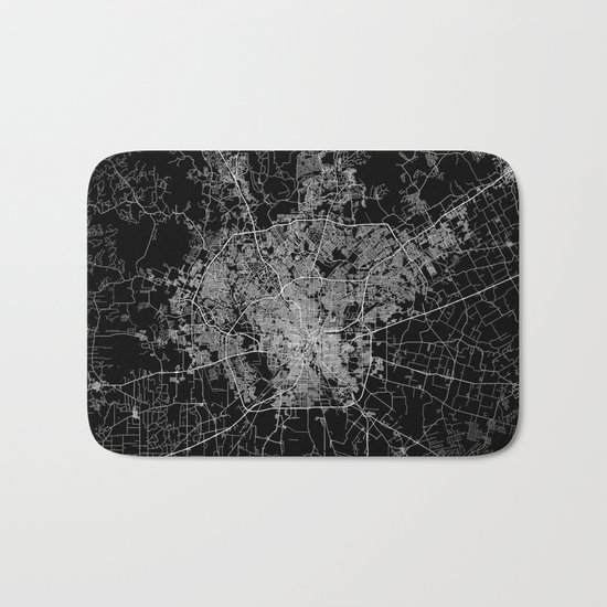 san antonio map Bath Mat
