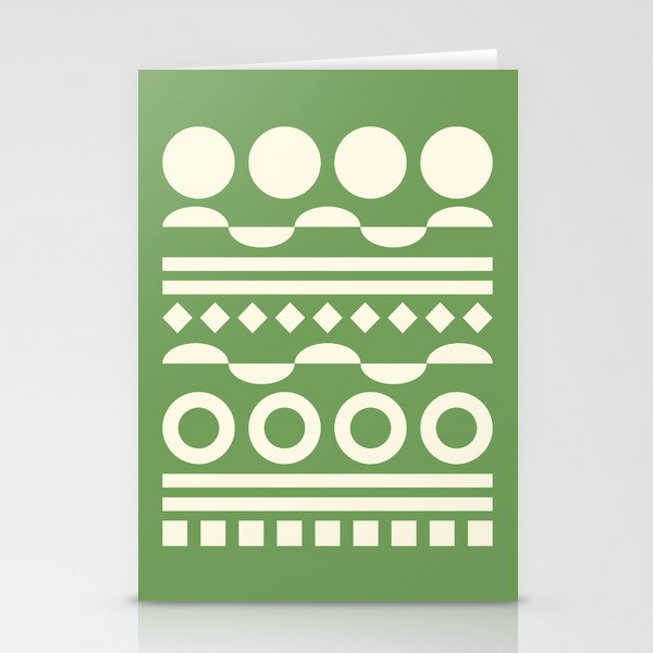 Patterned shape line collection 15 Stationery Cards