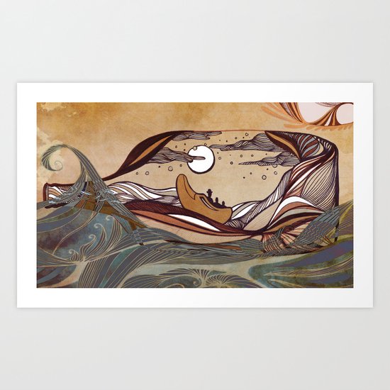 Winkin' Blinkin' & Nod Art Print