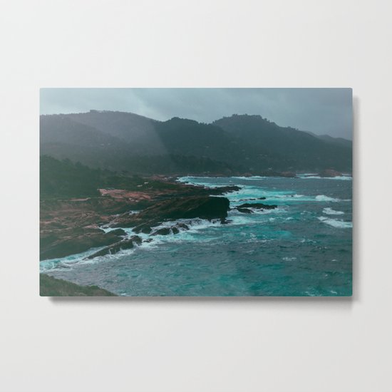 Big Sur Rocky Shore Metal Print