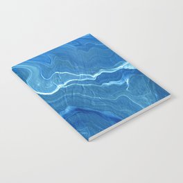 Blue Marble Abstraction Notebook