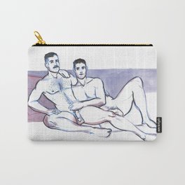 PJ & JIMMY, Nude Men by Frank-Joseph Carry-All Pouch