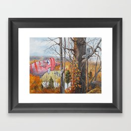 The Furry Gray Apples are Surprisingly Delicious Framed Art Print