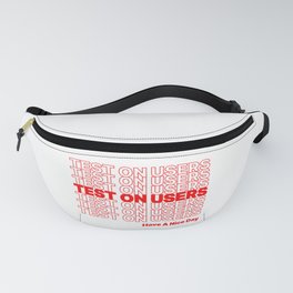 Test On Users - UX Design Fanny Pack