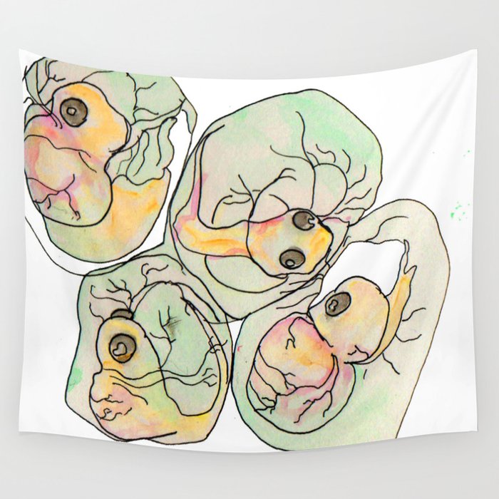 Frog eggs Wall Tapestry