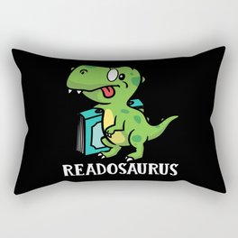 Cute Readosaurus Dinosaur Rectangular Pillow