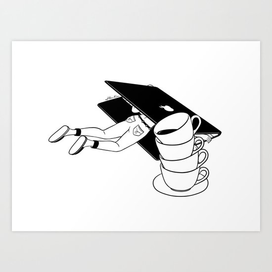 Work Work Work Art Print